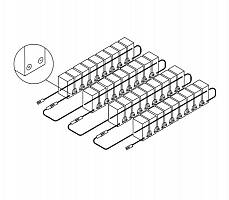 Eaton BAT5 assembly (1 string 9Ah)